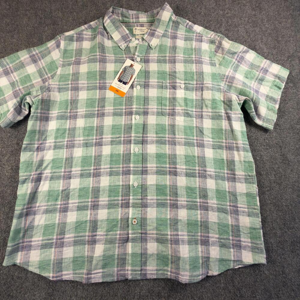 Weatherproof Vintage Men Washable Linen NWT Casual XXL #1673